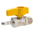 J2005 Brass Ball Gas Valve with High quality/ gas valve with nipple